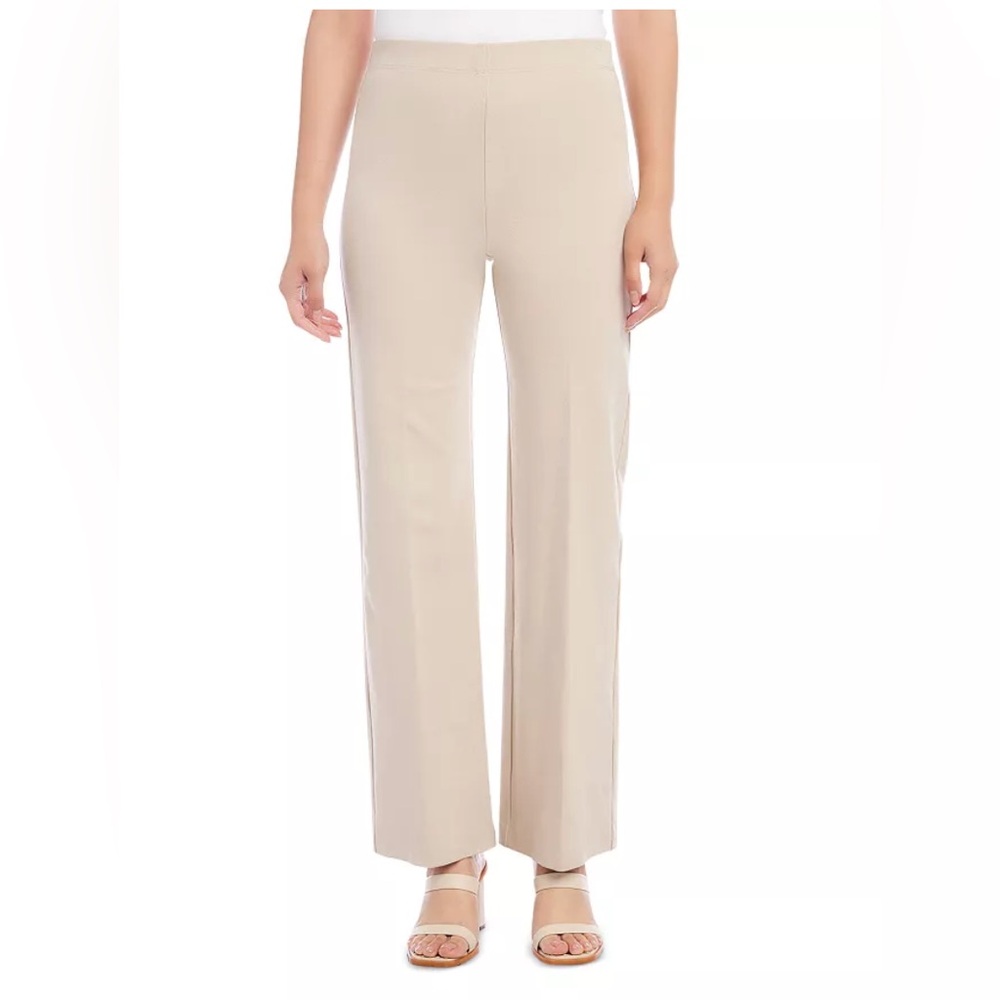 Karan Kane Kala Tan Khaki Wide Leg Pant Small NWOT